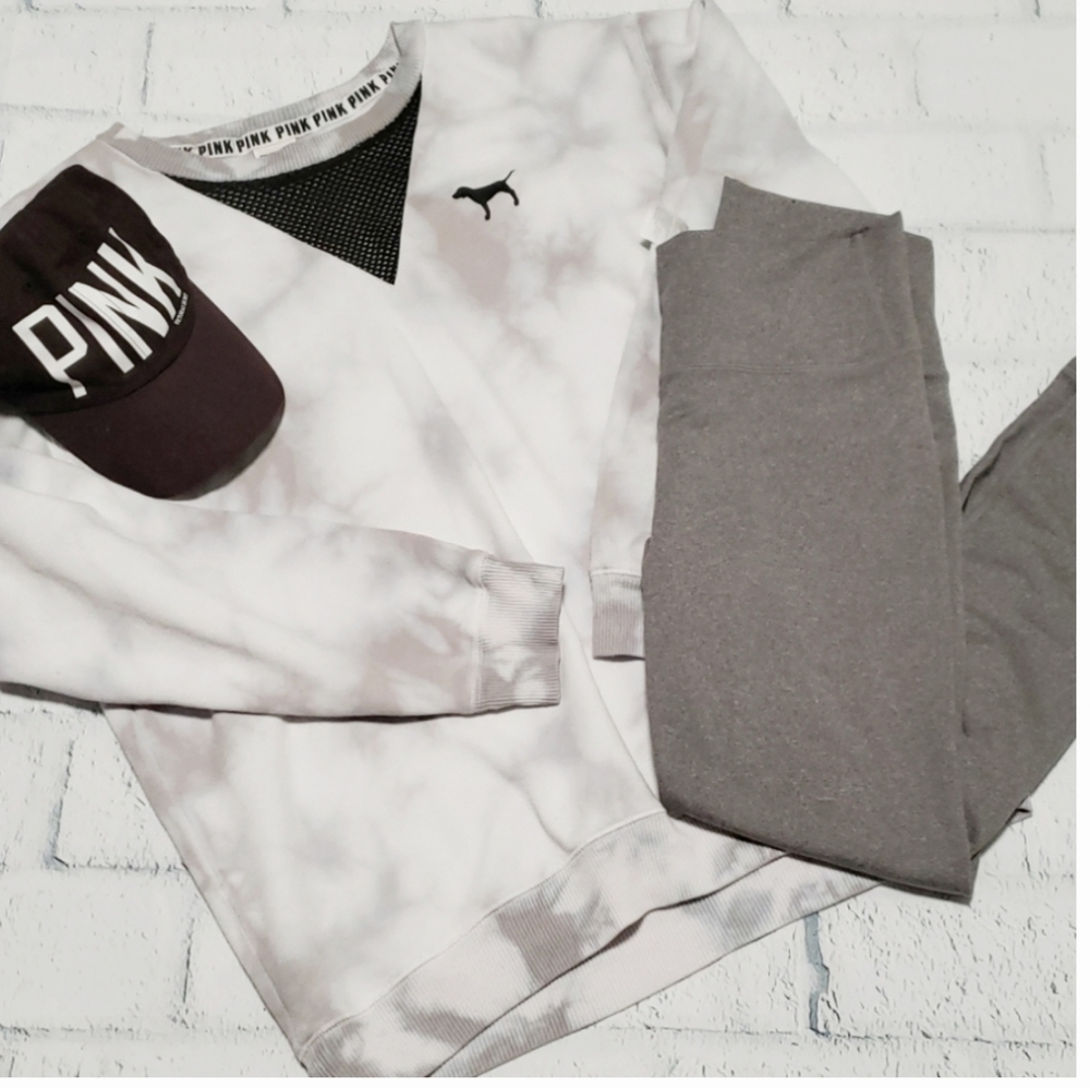 SOLD⭐Pink Nation Campus Crew sweatshirt